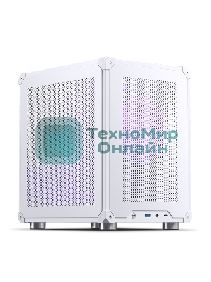 Компьютерный корпус без блока питания Case JONSBO C6, Mini-Tower, no fan, 1xUSB-A 3.2 + 1xUSB-C 3.2, mATX, mITX White
