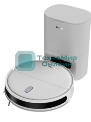 Робот-пылесос Haier HSR Pro Lite белый, 2600 мAч Li-Ion, уборка сухая/влажная, пылесборник контейнер 0.25 л (в компл.:5мешков)