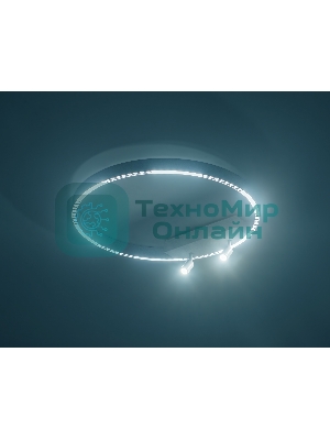 Потолочный светодиодный светильник Ambrella light FL5807/1+2 WH белый 40W 3000K/4200K/6400K D600*95 (без ПДУ)