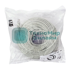 Патч-корд медный UTP Cablexpert PP10-50M cat.5e, 50м, литой, многожильный, серый