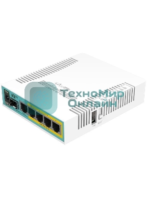 Маршрутизатор 10/100/1000M 5PORT HEX POE RB960PGS MIKROTIK