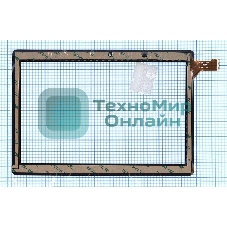 Сенсорное стекло (тачскрин) для Digma Optima 1023N 3G (TS1186MG), черное