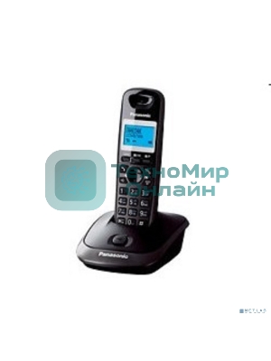 Телефон беспроводной (DECT) Panasonic KX-TG2511RUT (титан) АОН, Caller ID,спикерфон на трубке,переход в Эко режим одним нажатием