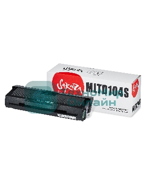 Комплект MLTD104S Sakura из 2х картриджей для Samsung, черный, 1500 к.