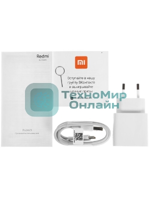 Дисплей для Xiaomi Redmi 9 в сборе с тачскрином черный