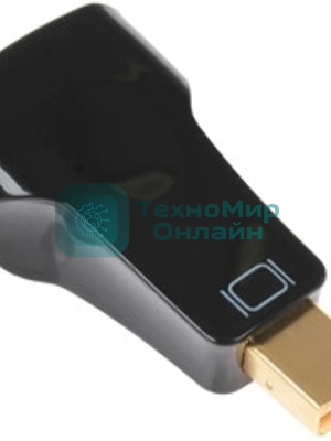 Переходник miniDisplayPort - VGA, Cablexpert A-mDPM-VGAF-01, 20M/15F, черный, пакет