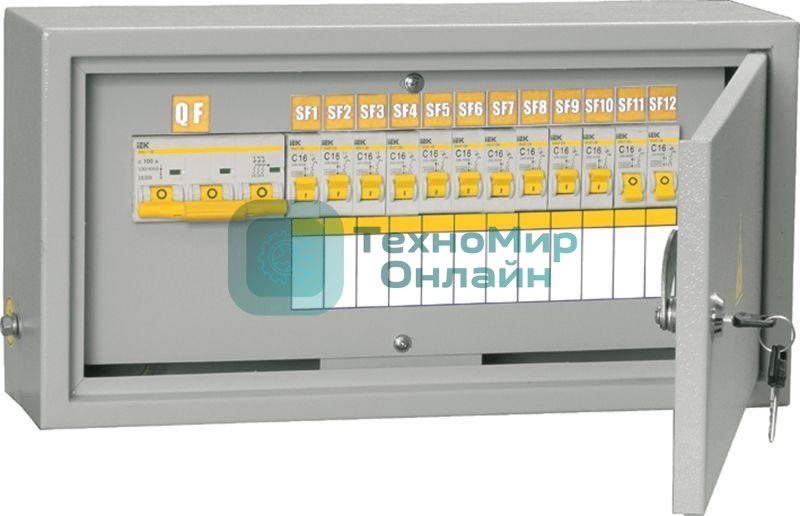Щит ОЩВ-3-63-12-0 (ВВ63А 12х16А) IP31 IEK MSM10-3N-12-31
