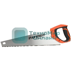 Ножовка Patriot WSP-400S, по дереву, 11 TPI мелкий зуб, 3-х сторонняя заточка, 400мм
