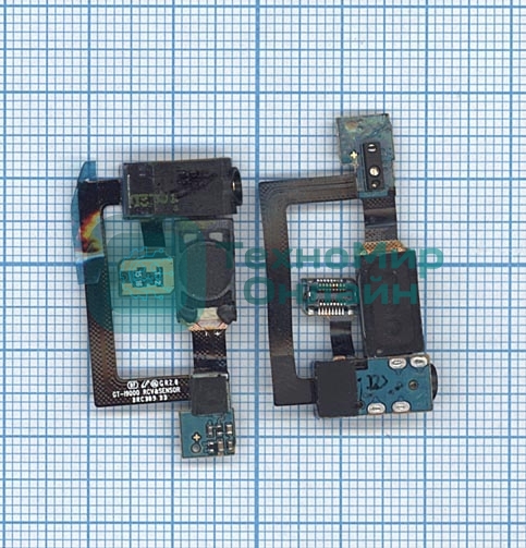 Шлейф для Samsung Galaxy S GT-i9000 с аудио разъемом и динамиком