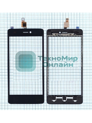 Сенсорное стекло (тачскрин) для Micromax A290, черное