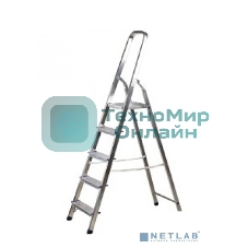 Лестници FIT 65343 Лестница-стремянка алюминиевая, 5 ступеней, вес 3,62 кг