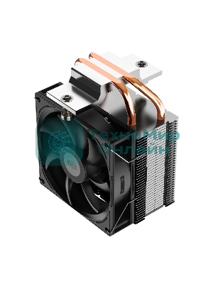 Кулер для процессора PCCooler R200 S115X/1200/1700/AM4/AM5 (TDP 110W, 90мм Non LED Fan, 2 тепловые трубки 6мм, 2200RPM, 28,3dBa)