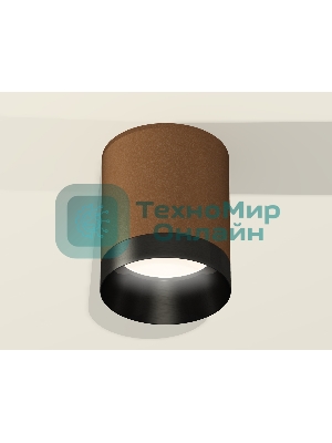 Светильник Ambrella Light XS6304010 SCF/PBK кофе песок/черный полированный MR16 GU5.3 (C6304, N6131)