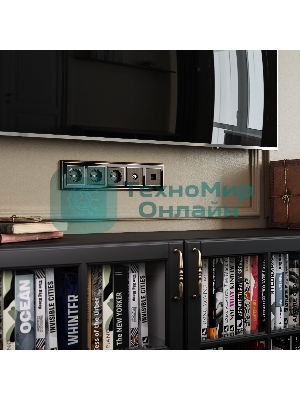 Накладка для TV розетки оконечной (бронзовый)