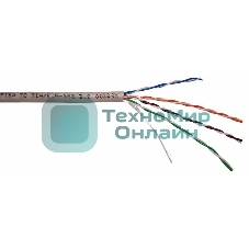 Кабель информационный Lanmaster TWT-5EUTP-LSZH кат.5е U/UTP не экранированный 4X2X24AWG LSZH внутренний 305м белый