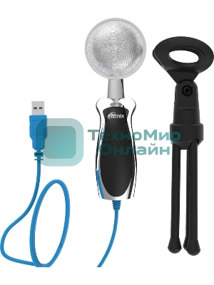 Микрофон Ritmix RDM-127 USB черный