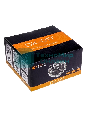 Кулер Cooler ID-Cooling ID-CPU-DK-01T серебристый 92мм алюминий 2200rpm 24db 3-pin 95W 52мм