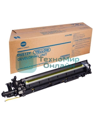 Блок проявки Konica-Minolta bizhub C224/284/364/454/554 желтый DV-512Y