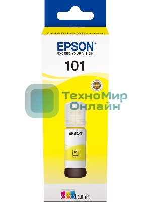Чернила Epson L101 C13T03V44A желтый (70 мл) для Epson L4150/L4160/L6160/L6170/L6190