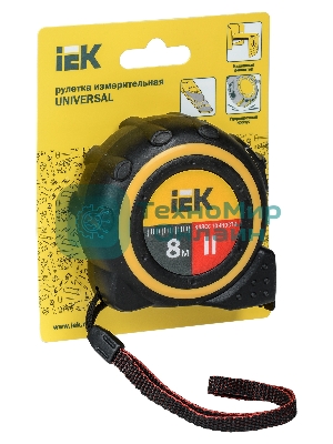 Рулетка измерительная Universal 8м IEK TIR10-1-008