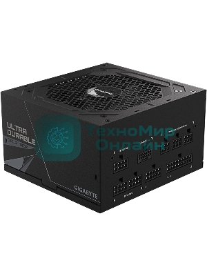 Блок питания Gigabyte GP-UD1000GM PG5 RTL, 1000Вт, 80 PLUS Gold, 120мм, модульный, черный