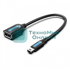 Адаптер переходник Vention OTG USB 2.0 AF/mini B 5pin - 0.15м