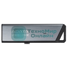 Флешка USB ADATA UE800 (AELI-UE800-256G-CSG), 256Gb, Type-C USB 3.2, R/W 1000/950, серебристый
