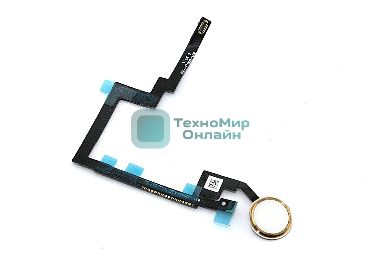 Шлейф кнопки Home для Apple iPad Mini 3 золотой