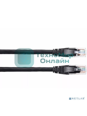 Патч-корд литой AOpen ANP612B-BK-1M (7/0.20) UTP Cat.6 черный 1m