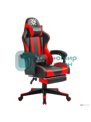 Кресло игровое Defender ROCK BLACK/RED PU