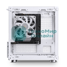 Компьютерный корпус без блока питания Case JONSBO C6, Mini-Tower, no fan, 1xUSB-A 3.2 + 1xUSB-C 3.2, mATX, mITX White
