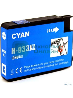 Струйный картридж NV Print 933XLC (NV-CN054AE) Cyan для HP Officejet 6100, 6600, 6700, 7110, 7510, 7610, 7612 (825 стр)