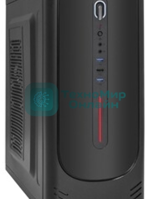 Компьютерный корпус Miditower ExeGate XP-340U-UNS500 (ATX, БП UNS500 с вент. 12см, 1хUSB/2хUSB 3.0, аудио)
