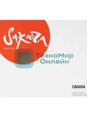 Картридж лазерный Sakura CB400A для HPColor LaserJet CP4005/CP4005n/CP4005dn, черный, 7500 к.