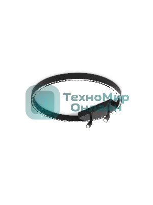 Потолочный светодиодный светильник Ambrella light FL5808/1+2 BK черный 40W 3000K/4200K/6400K D600*95 (без ПДУ)