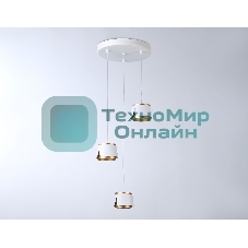 Светильник Ambrella light TN71249/3 WH/GD белый/золото GX53/3 D250*1090