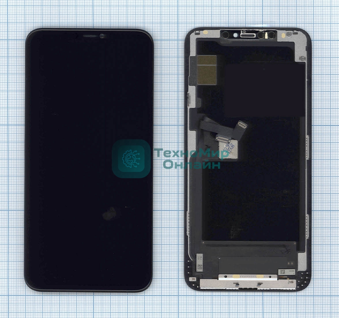 Дисплей для Apple iPhone 11 Pro Max в сборе с тачскрином (OLED JS) черный