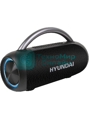 Колонка портативная Hyundai H-PS1026 черный 40W 2.0 BT 10м 1800mAh