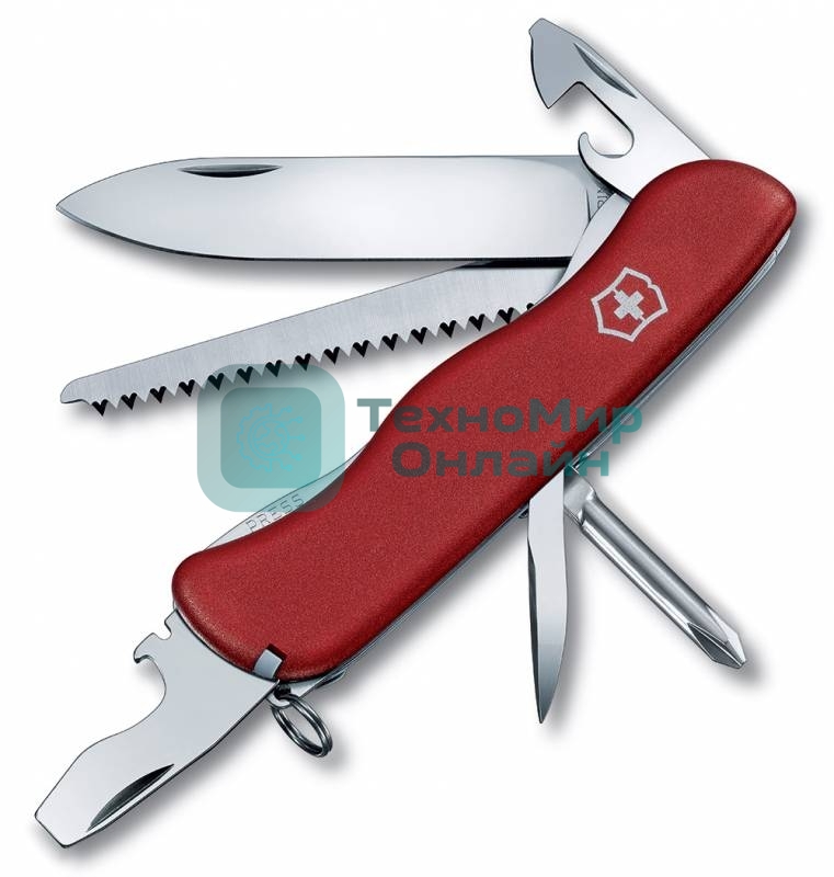 Нож перочинный Victorinox TRAILMASTER (0.8463) 111мм 12функций красный