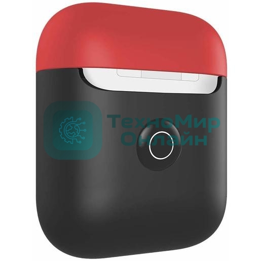 Чехол SwitchEasy Colors для в футляра с возможностью беспроводной зарядки к AirPods 2. Материал силикон. Цвет черный.