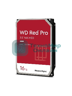 Жесткий диск WD Original SATA-III 16Tb WD161KFGX NAS Red Pro (7200rpm) 512Mb 3.5