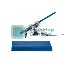 Клеевые стержни Rexant, Ø11 мм, 270 мм, синие, 10 шт., хедер