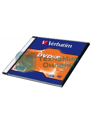 Диск DVD-R Verbatim 16-x, 4.7 Gb, (уп 20 шт) (43547)