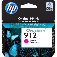 Картридж струйный HP 912 3YL78AE пурпурный (315стр.) для HP OfficeJet 801x/802x