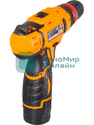 Дрель-шуруповерт Вихрь ДА-12Л-2КC, 12 В, 2 Ач, 30 Нм, щеточный