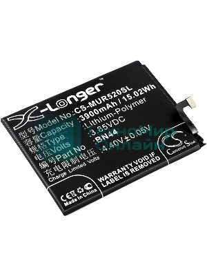 Аккумулятор CameronSino CS-MUR520SL BN44 для Xiaomi Note 5 Dual, Redmi 5 Plus3.85V, 3900mAh, 15.02Wh