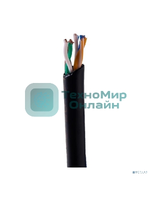 Кабель SkyNet Premium UTP outdoor 4x2x0,51, медный, FLUKE TEST, кат.5e, однож., 305 м, box, черный