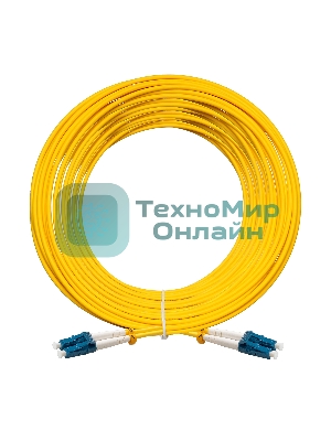 Патч-корд волоконно-оптический ExeGate FC-D-9-LC-LC-20M-LSZH (Шнур ВО SM 9/125 (OS2/G.652.D), LC/UPC-LC/UPC, Duplex, LSZH, 20м)