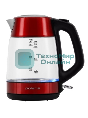 Чайник электрический Polaris PWK1760CGL Красный
