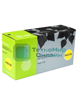 Картридж лазерный Cactus CS-PH3150 (109R00747) черный (5000 стр.) для Xerox Phaser 3150, 3150b, 3150n, 3151